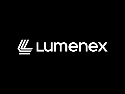 Lumenex abstract logo branding design graphic design it logo logo startup logo tech logo