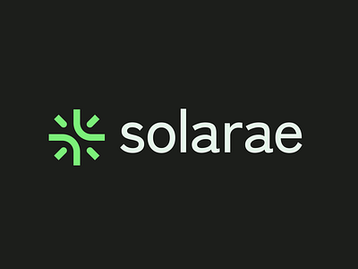 Solarae branding energy logo graphic design it logo logo minimal logo startup logo sun logo