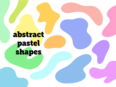 abstract pastel shapes abstract color handdrwaing shape shapes