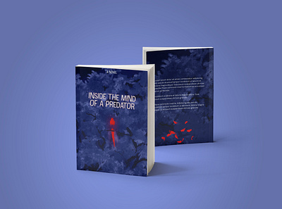 ''Inside the Mind of a Predator'' - Book Cover book cover book cover design book cover illustration cover art cover art design digital art graphic design illustration mystery thriller design