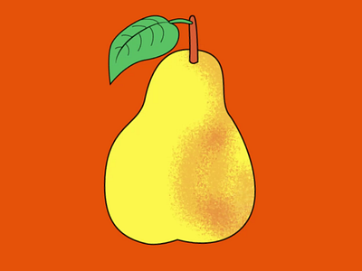 The Pear and the Caterpillar animation graphic design illustration kids motion graphics