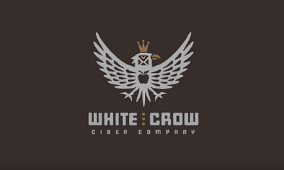 White Crow - Logo Animation adobe illustrator after effects animation branding graphic design logo logo animation motion design motion graphics procreate