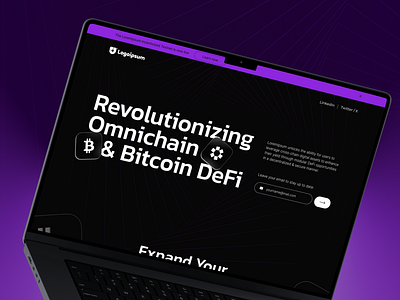 Cross-Chain DeFi Innovation Website 3d animation bitcoin blockchain crypto de fi decentralized finance ethereum graphic design landing page minimalism motion graphics secure transaction trend ui ui design uiux user experience ux