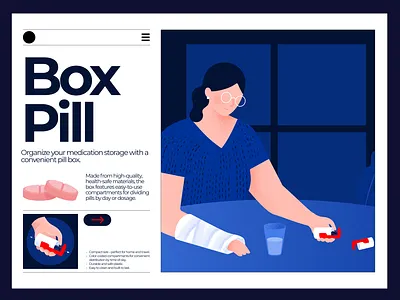 Box Pill Illustrations 🧠 2d illustration artwork branding character character art creative agency design design studio graphic graphic design healthcare healthcare illustration illustration illustration art illustrations marketing design medicine illustration pills illustration web design website illustration