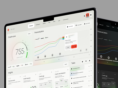 Wallethub - Credit Web Dashboard ai app business credit crm dashboard design finance fintech interface product saas software ui ux web