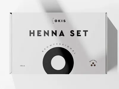 Okis Brow — Branding + Packaging cosmetics design
