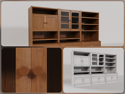 Day06/30 - Drawer Set 30daychallenge 3d 3dmodeling 3drendering dailyrender design furniturerender productrender