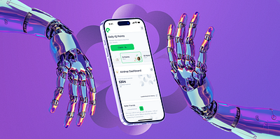 Daily IQ Points & Airdrop Dashboard app artdirection bauhaus cripto customillustrations defi eyecandy geknz graphicdesign mockup nft nftdesign subbranding ui ux visualdesign webdesign webdevelopment webinterface