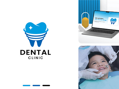 Dental logo and brand identity brand identity branding cosmeticdentistry dental care dental clinic dental logo dentalclinic dentalhealth dentalhygienist dentalimplants dentallab dentalschool dentalstudent dentist dentistlife dentistryworld graphic design logo ortodoncia teeth