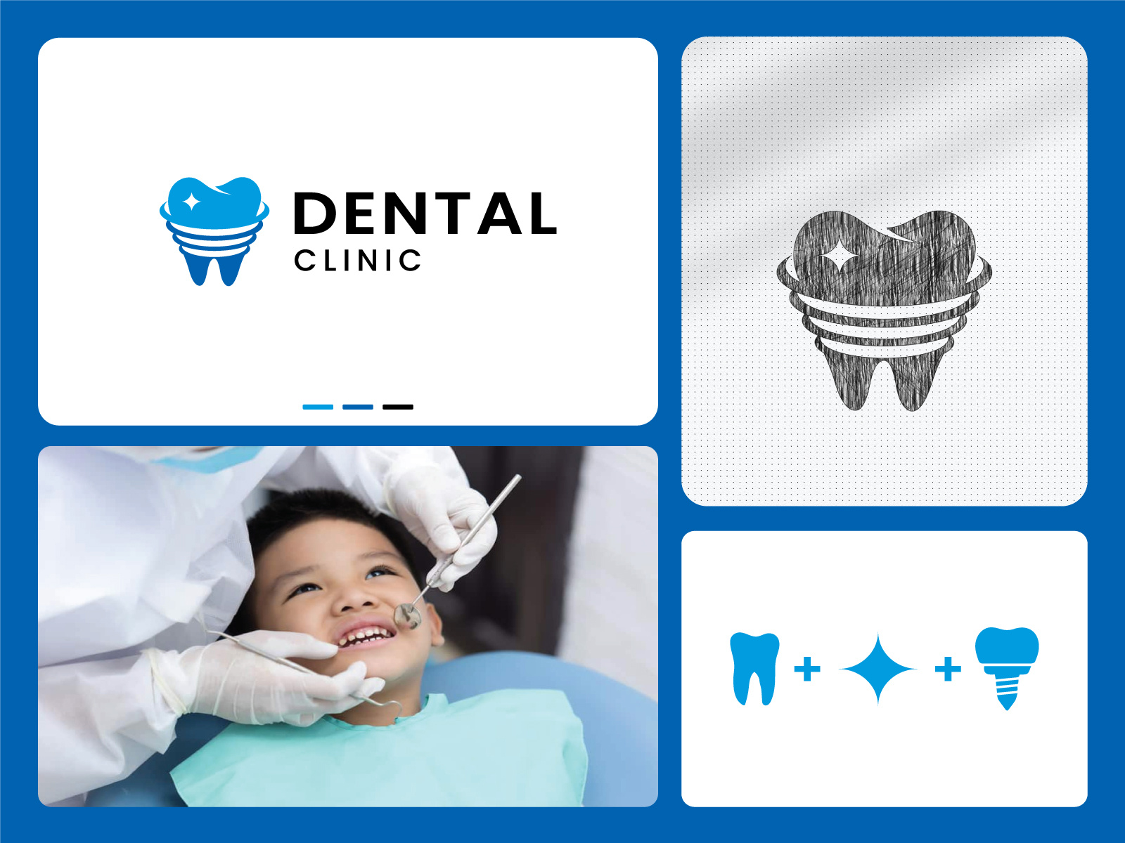 Dental logo and brand identity brand identity branding cosmeticdentistry dental care dental clinic dental logo dentalclinic dentalhealth dentalhygienist dentalimplants dentallab dentalschool dentalstudent dentist dentistlife dentistryworld graphic design logo ortodoncia teeth