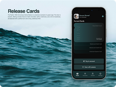 Release Cards Application app application branding design figma graphic design illustration mobile ui ux website