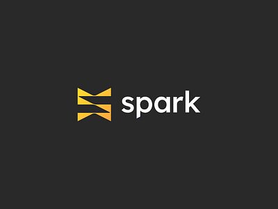 Spark Logo Design branddesigner brandidentity branding design lightning logo logodesign logodesigner logos logotype minimal modern s logo saas simple spark tech trending visualidentity wordmark