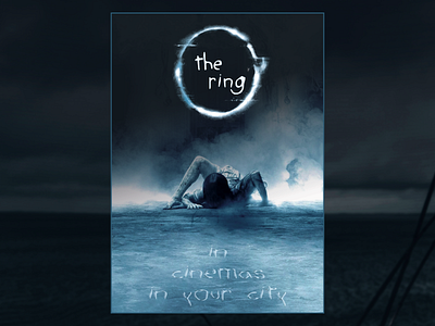 The Ring, Poster┃Graphic Design brand branding design graphic design illustration poster the ring typography ui ux