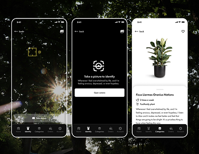 Greentrope - Plant Care & Identifier app application branding design figma graphic design illustration landing page mobile prototype ui ux website wireframe