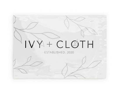 Ivy + Cloth Branding Project art branding design graphic design illustration illustrator logo vector