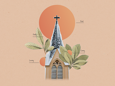 Church of Good Repute - Editorial collage article graphic church collage digital art editorial graphic design illustration