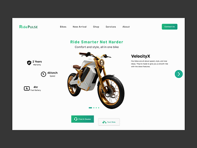 Bike Website Landing Page UI Design bicycle bicycle website bike bike website bike website design branding design landing page product product design ui ui design user experience user interface ux ux design web web design website website design