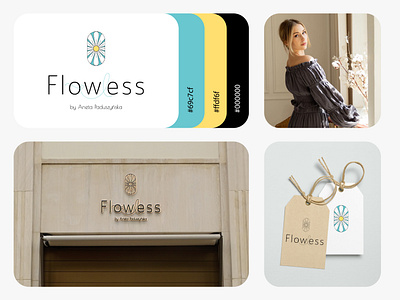 FLOWESS | visual identity brand clothing design graphic design logo logotype ui