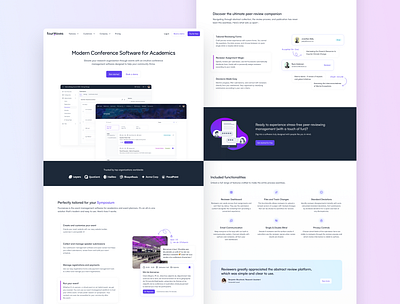 Fourwaves Website Redesign graphic design illustrations light theme marketing rebrand refresh website