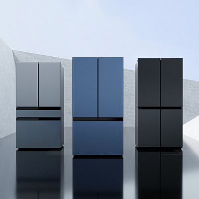 Modern Refrigerators Lineup - imagine.io 3D Rendering 3dvisualization