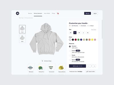 WearPrint — Redesign for Website branding clothes design ui ux web