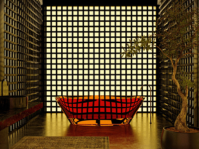 Zen Bath Sanctuary - imagine.io 3D Rendering interiorinspira