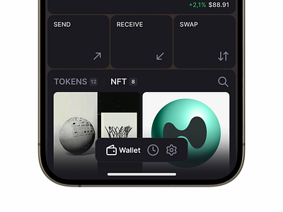 The Crypto Wallet UI Kit | NFT app crypto design design system ios nft ui ui kit ux web3