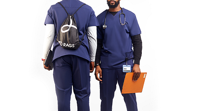 RAGS: Medical Wear For Everyday Heroes animation branding consumer product design ui ux