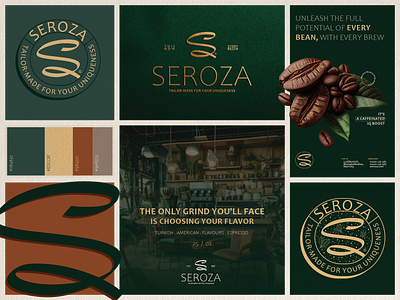 Seroza Coffee branding coffee s