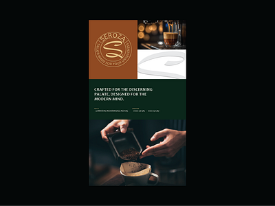 Seroza Coffee branding coffee s