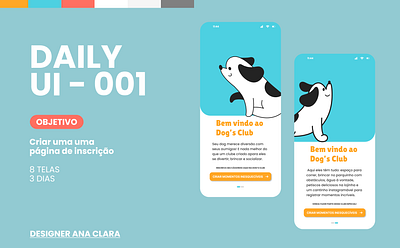 Página de Inscrição: Daily UI app art branding dailyui design figma graphic design illustration logo mobile ui vector