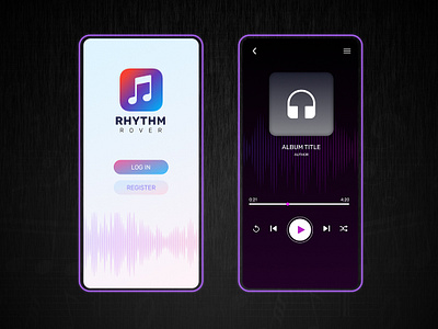 Music App Ui Design app branding design graphic design music ui ui