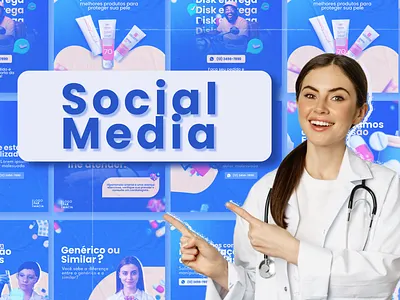 Social Media para farmacia art branding design farmacia figma graphic design instagram post social media