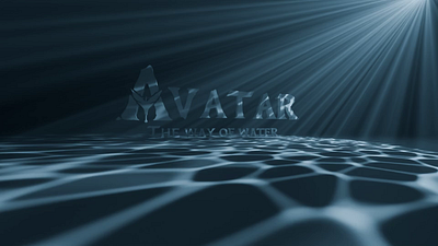 Avatar 3d animation avatar blender caustics design inspiration text design underwater water