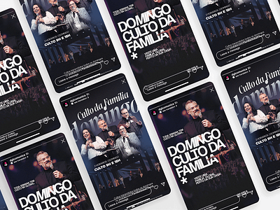 QFG Nacional branding church creative flyer graphic design instagram logo social media