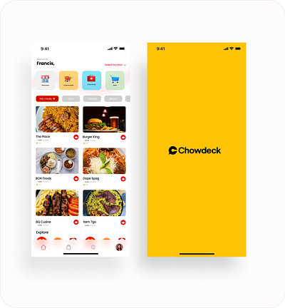 Food app Ui design