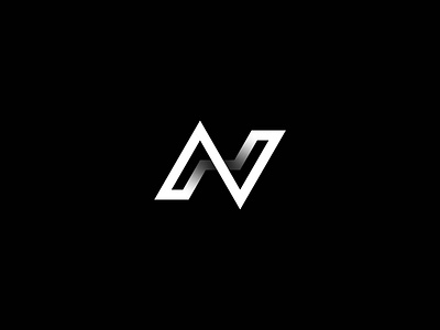 N logomark | Abstract Letter | Technology | Unused abstract app icon branding data visualization dynamic fintech gradient hosting iconic letter n logo media minimal modern stream tech technology timeless visual identity web3