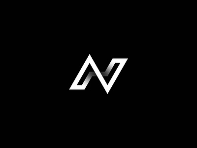 N logomark | Abstract Letter | Technology | Unused abstract app icon branding data visualization dynamic fintech gradient hosting iconic letter n logo media minimal modern stream tech technology timeless visual identity web3