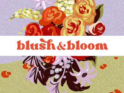 Reel for Social Media - Blush and Bloom Flower Shop 2danimation graphic design illustration motion graphics socialmeda
