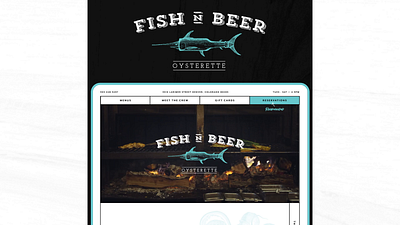 Fish N Beer Website design development uxui website