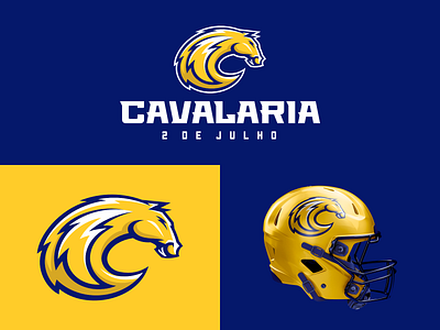 Cavalaria - Redesign american football cavalaria design dribbble football horse logo sport sportlogo storm team velocity