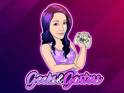 Cute Gamer Girl Logo Cartoon | Custom Cartoon Girl Logo branding cartoon cartoon character cartoon logo cartoon logo maker cartoon portrait logo cartoonsaz custom cartoon logo custom cartoon mascot logo custom gaming logo custom girl logo custom logo custom twitch logo fiverr gaming logo girl cartoon logo girl logo graphic design logo mascot gaming logo