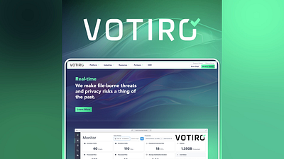 Votiro Website design development uxui website