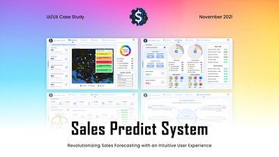 Sales Predict System - UX Case Study app design b2b application business intelligence case study data analytics data visualization interaction design predictive analytics product design sales prediction uiux design user experience user interface user research ux case study ux research visual design web application