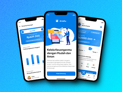 ArtaKu - Mobile Banking App bank design mobile mobile banking payment ui