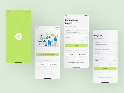 Task Management Sign-in & Sign-Up Page app app design dailyui login management mobile mobile app mobile kit onboarding sign up signup splash task task management task manager ui ui kit