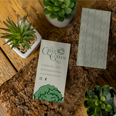 The Garden Goddess branding graphic design