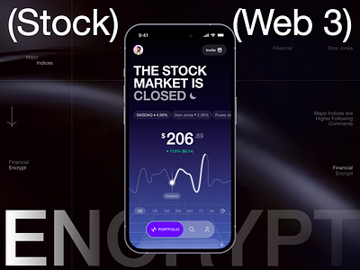 Web3-Encrypt blockchain dark design encrypt financial mobile nft purple ui web3