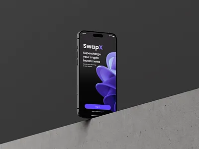 Crypto App - SwapX crypto app design crypto trading app mobile app mobile app design mobile interface ui ui design uiux user experience user interface