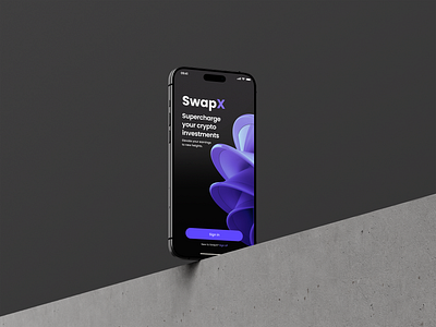 Crypto App - SwapX crypto app design crypto trading app mobile app mobile app design mobile interface ui ui design uiux user experience user interface